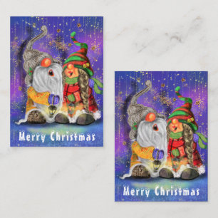 Happy Gnomes Christmas Card