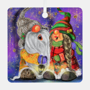 Happy Gnomes Christmas Ornament