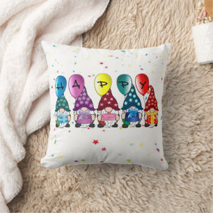 Happy Gnomes Cushion