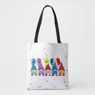 Happy Gnomes  Tote Bag