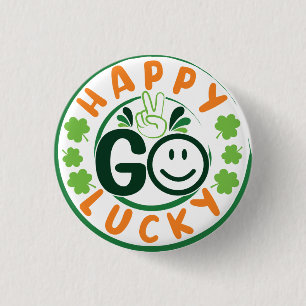 Happy Go Lucky-52904 3 Cm Round Badge