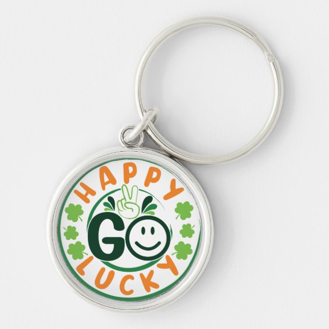 Happy Go Lucky-52904 Key Ring (Front)