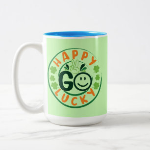 Happy Go Lucky-52904 Two-Tone Coffee Mug