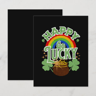 Happy Go Lucky Enclosure Card