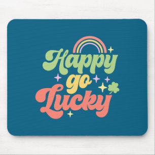 Happy Go Lucky  Mouse Mat