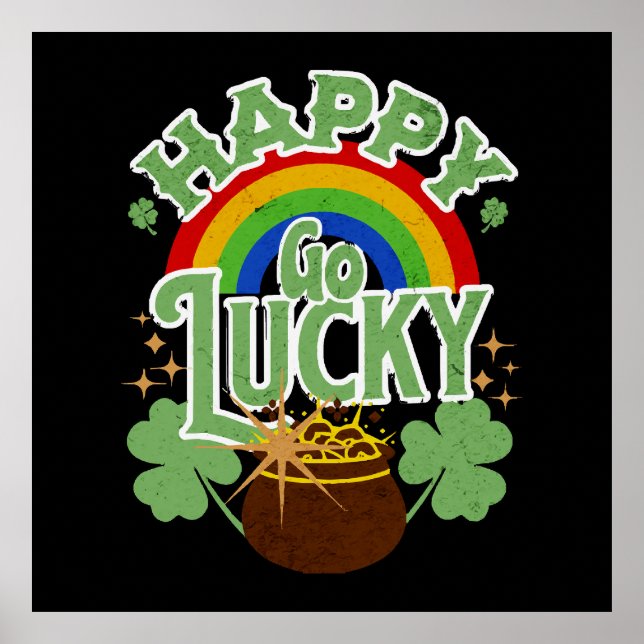 Happy Go Lucky Poster (Front)