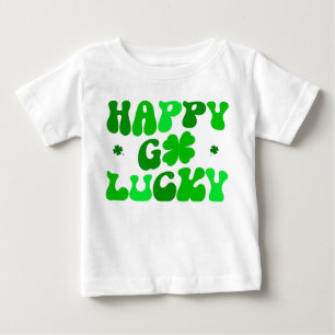 HAPPY GO LUCKY Shamrock Baby Infant T-shirt