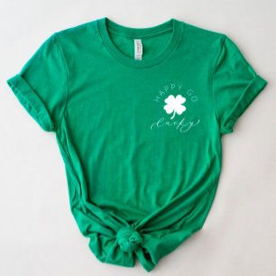 Happy Go Lucky Shamrock St. Patrick’s Day T-Shirt