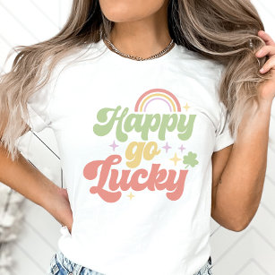 Happy Go Lucky Shirt, St. Patri Day Lucky T-Shirt