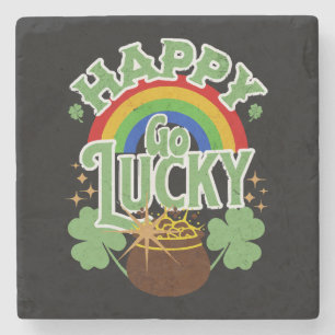 Happy Go Lucky Stone Coaster