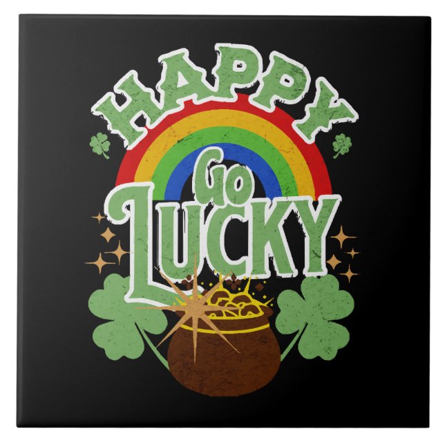 Happy Go Lucky Tile (Front)