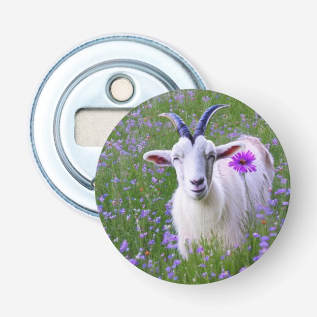 Happy Goat Bottle Opener (Front)
