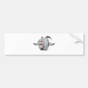 Happy Goat is Faded Bumper Sticker