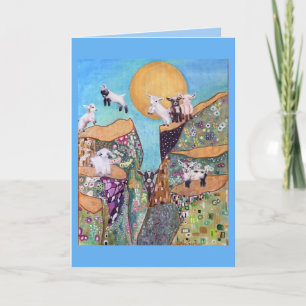 Happy Goats Birthday Card