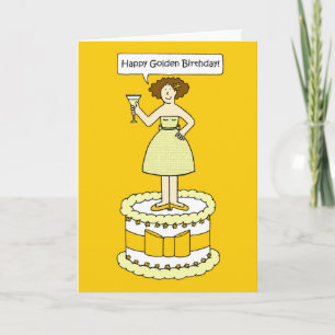 Happy Golden Birthday Card