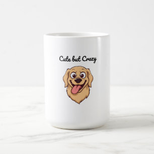 Happy Golden Retriever – Cute Cartoon Dog Coffee M Mug