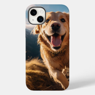 Happy Golden Retriever Running  Case-Mate iPhone 14 Plus Case