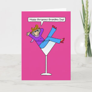 Happy Gorgeous Grandma Day - July 23rd Card