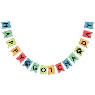 Happy Gotcha Day Bunting