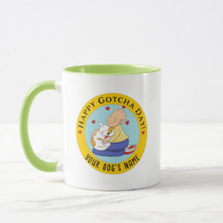 Happy Gotcha Day Mug Personalise it too