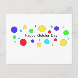 Happy Gotcha Day! Postcard