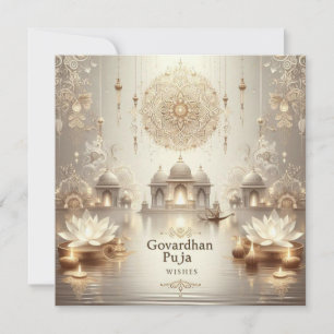 Happy Govardhan Puja Card