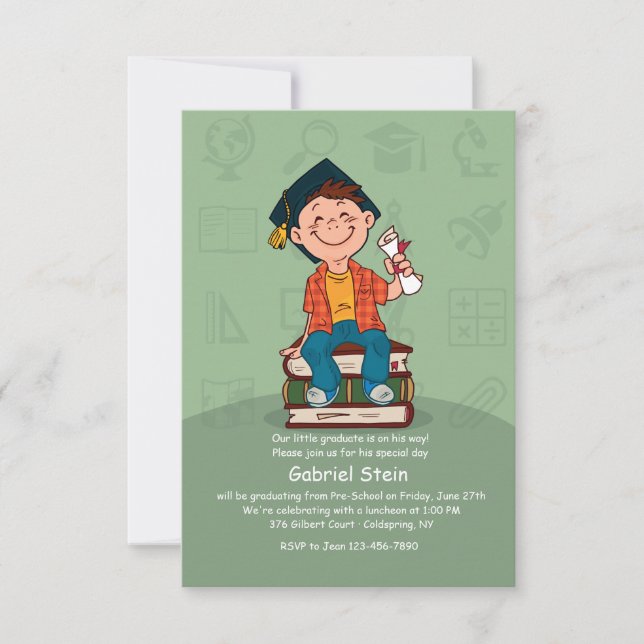 Happy Graduate Invitation (Front)