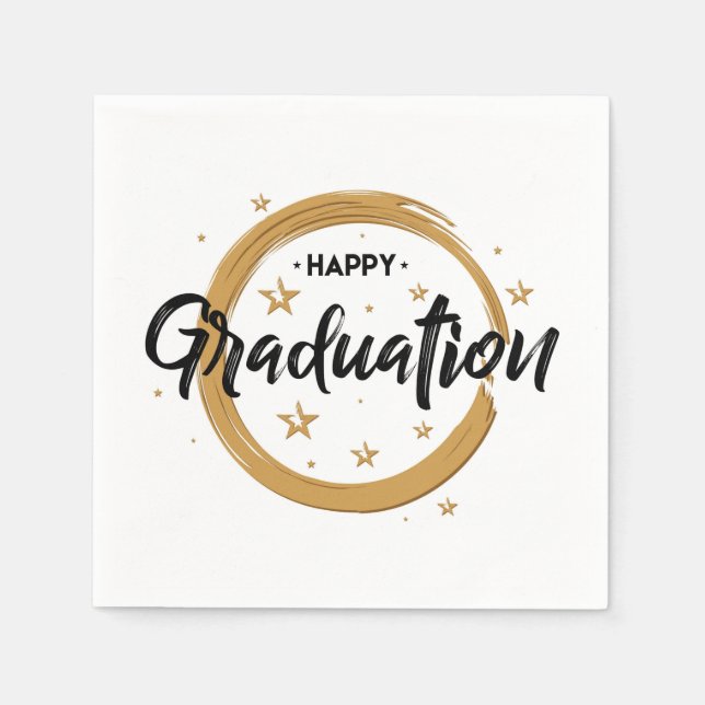 Happy Graduation Napkin (Front)