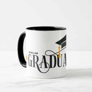 happy graduation personalise name Mug