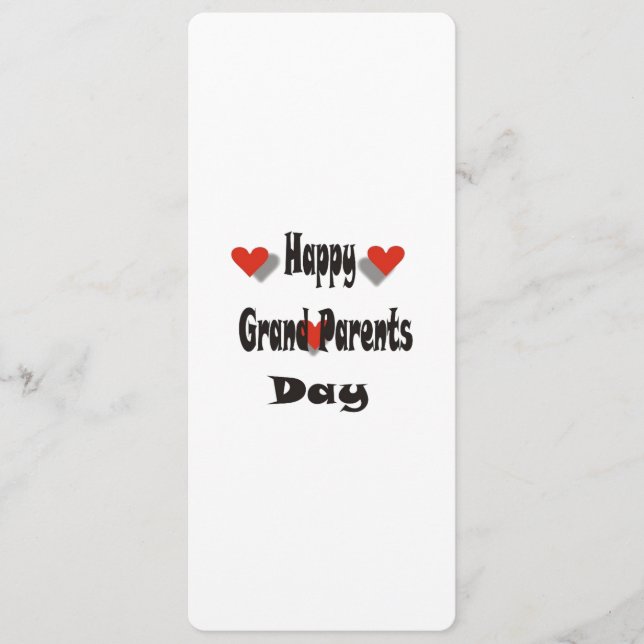 Happy Grand Parent Day Programme (Front)