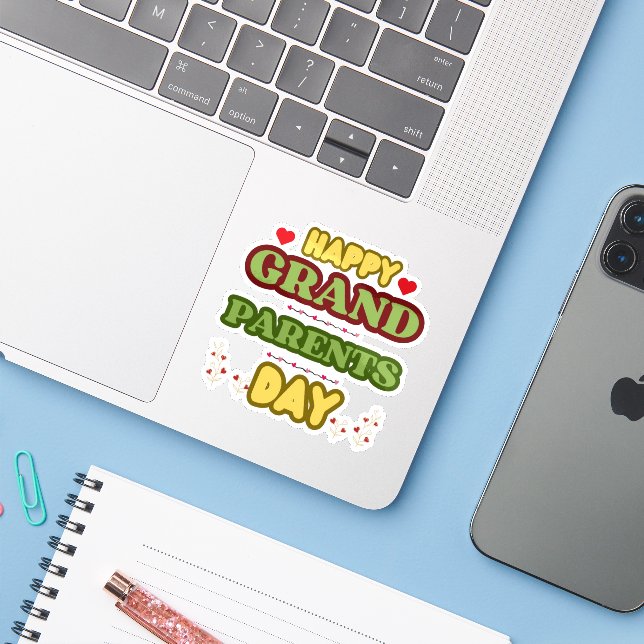 HAPPY GRAND PARENTS DAY (Laptop w/ iPhone)