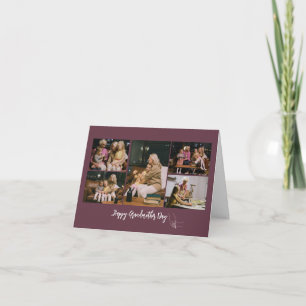 Happy Grandma Day Photo Folded Card