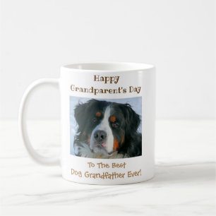 Happy Grandparent's Day Best Dog Grandfather Photo Coffee Mug