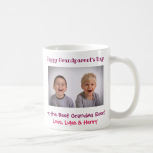 Happy Grandparent's Day Best Grandmother Photo Coffee Mug