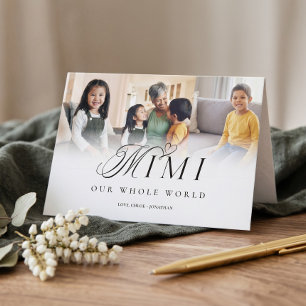 Happy Grandparents Day Best Mimi Ever Collage Card