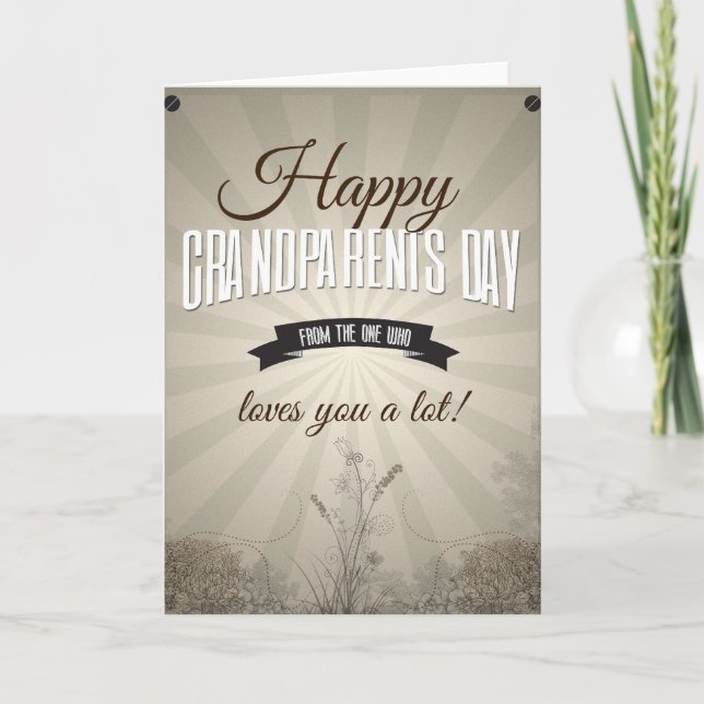 Happy grandparents day card (Front)