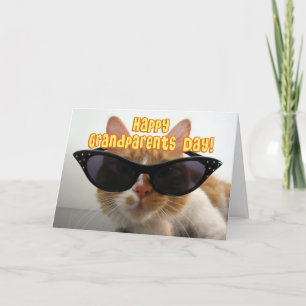 Happy Grandparents Day - Cool Cat Card