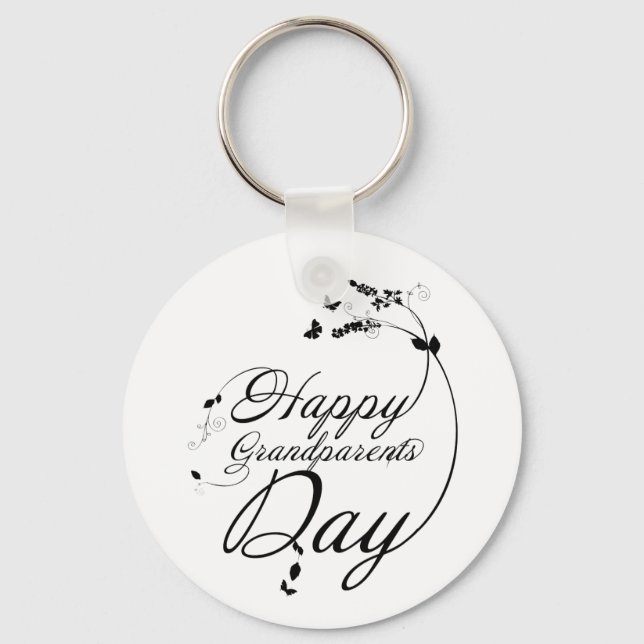 Happy grandparents day key ring (Front)