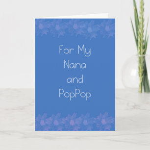 Happy Grandparents Day Nana & Pop Card