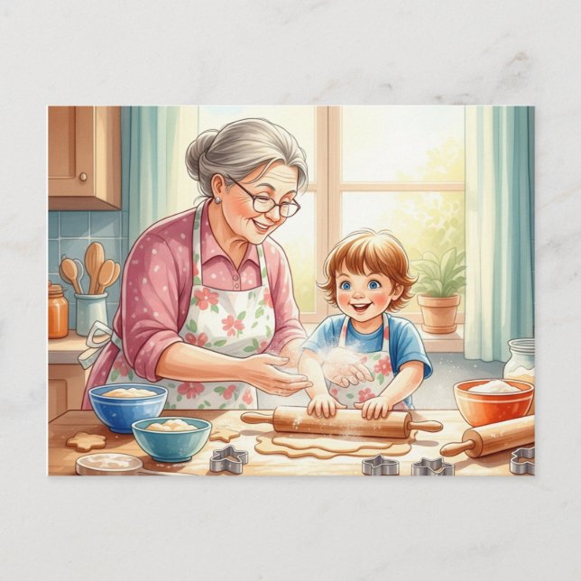 Happy grandparents day postcard (Front)