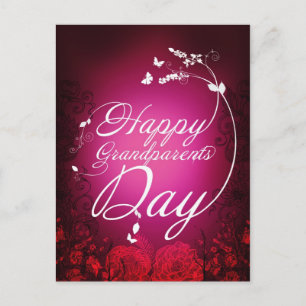 Happy grandparents day postcard