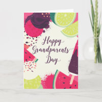 Happy Grandparents Day Sweet Fruit and Treats
