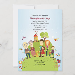 Happy Grandparents Invitation