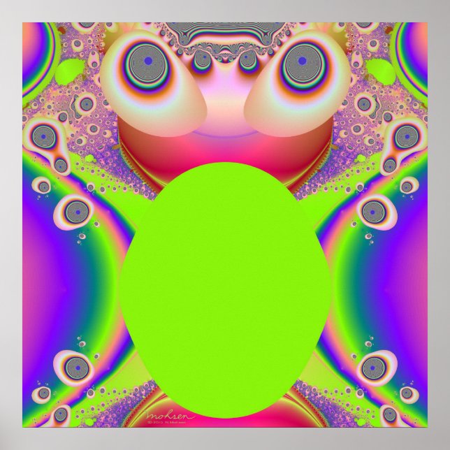 Happy Green Baby Flea Poster (Front)
