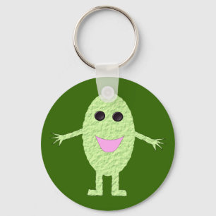 Happy Green Grape Keychain