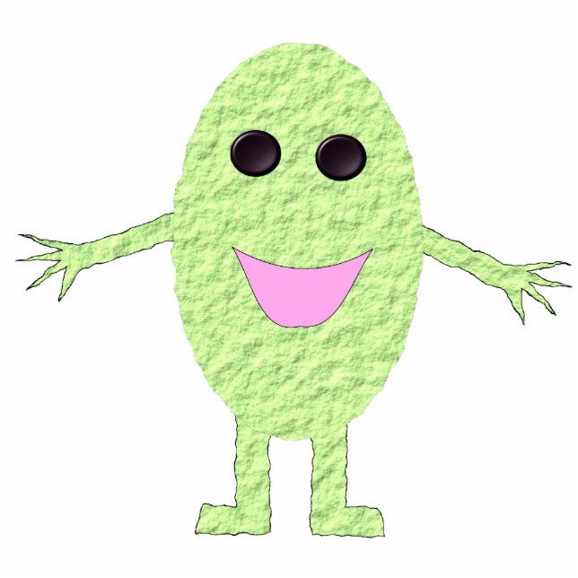 Happy Green Grape Photo Sculpture (Front)