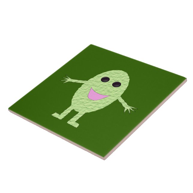 Happy Green Grape Tile (Side)