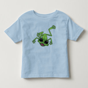 Happy Green Tree Frog Toddler T-Shirt