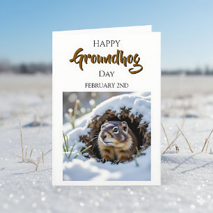 Happy Ground Hog Day! February 2nd Card