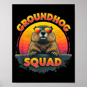 Happy Groundhog Day 2025 - Fun Groundhog Squad App Poster